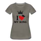 Valentine’s Women’s Premium T-Shirt - asphalt gray