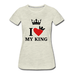 Valentine’s Women’s Premium T-Shirt - heather oatmeal