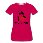 Valentine’s Women’s Premium T-Shirt - dark pink