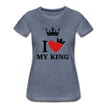 Valentine’s Women’s Premium T-Shirt - heather blue