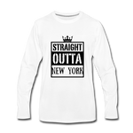 Customized Men's Premium Long Sleeve T-Shirt - white
