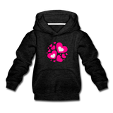 Hearts Kids‘ Premium Hoodie - charcoal gray