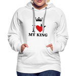 Valentine’s Women’s Premium Hoodie - white