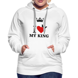 Valentine’s Women’s Premium Hoodie - white