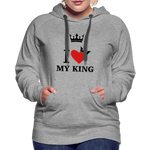 Valentine’s Women’s Premium Hoodie - heather gray