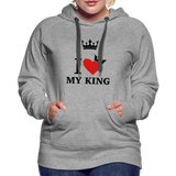 Valentine’s Women’s Premium Hoodie - heather gray
