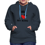 Valentine’s Women’s Premium Hoodie - navy