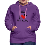 Valentine’s Women’s Premium Hoodie - purple