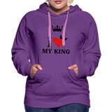 Valentine’s Women’s Premium Hoodie - purple