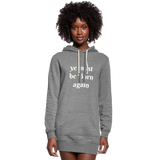 Ye must be Born Again Women's Hoodie Dress - heather gray
